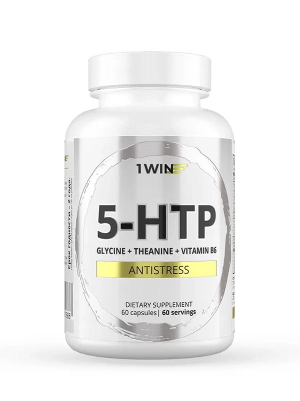 1WIN 5HTP глицин в капсулах, 60 капсул., бад