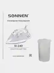 Утюг Sonnen Si-240, 2600 Вт, керамическое покрытие, антикапля, антинакипь, фиолетовый