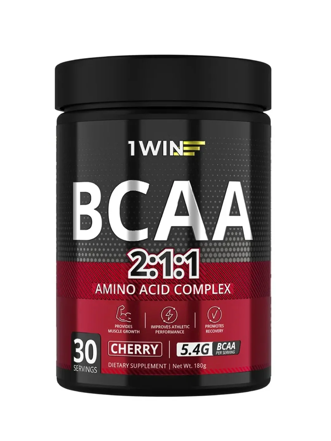 1WIN BCAA 2:1:1., Банка 180г. 30 порц., спп