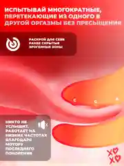 Вибратор язычок ХОЧУ И ТОЧКА стимулятор для клитора реалистичный, розовый