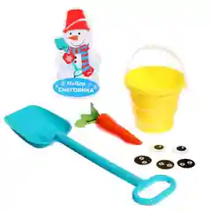Игровой набор для лепки снеговика