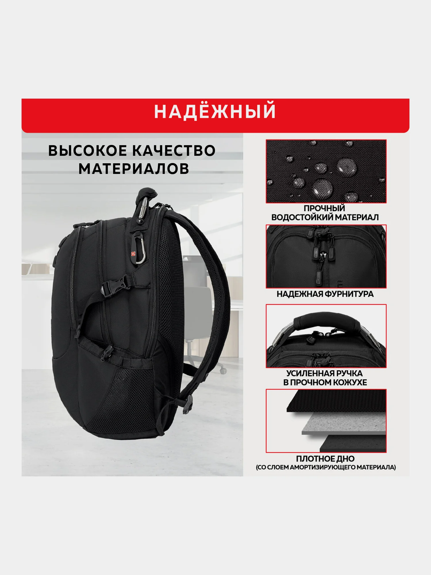 Рюкзак городской Germanium S-02, унисекс