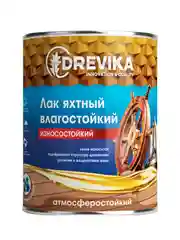 Лак яхтный Drevika, алкидный, глянцевый, 0,8 кг