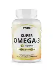 1WIN Omega-3 - 60%, XS 1200 мг , 120 капсул, бад
