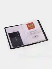 Обложка на паспорт Staff Passport, мужская, женская, чехол для паспорта, документов черная