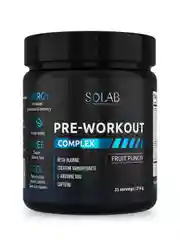 SOLAB Предтрен Pre-workout, Фруктовый пунш, 35 порций, 210 г,спп