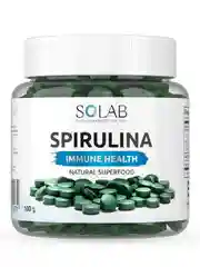 SOLAB Хлорелла + спирулина в таблетках, 100 грамм, бад