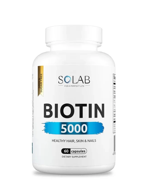 SOLAB Биотин, 60/120 капсул, бад