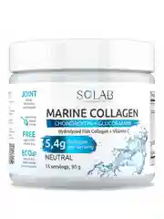 SOLAB Коллаген морской + ch.+gl + вит.С.,Нейтральный, банка 90г, 15 порц. Бад