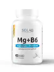 SOLAB Магний + Витамин В6, 120/240 капсул, бад