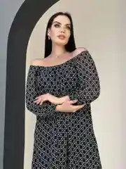 Угольный платье женское, большие размеры