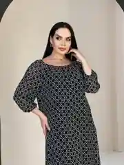 Угольный платье женское, большие размеры