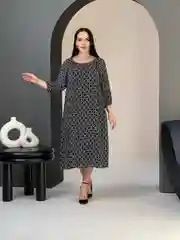 Угольный платье женское, большие размеры