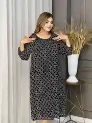 Угольный платье женское, большие размеры