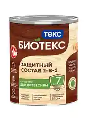 Защитный лессирующий состав для дерева Биотекс (Bioteks) 2-в-1, 2,7 л, вишня