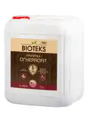 Пропитка для огнезащиты дерева Bioteks Огнеprofit, с индикатором, 1 класс, 10 л