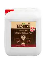 Пропитка для защиты дерева Bioteks Огнебиозащита, с индикатором, 2 класс, 5 л
