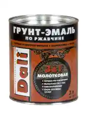 Грунт-эмаль по ржавчине Dali 3 в 1, молотковая, 2 л, медная