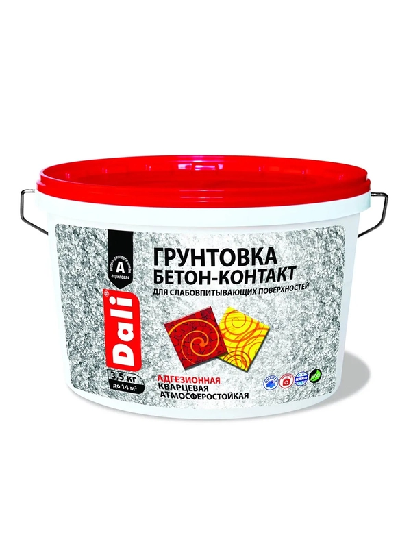 Грунтовка бетон-контакт Dali, 3,5 кг