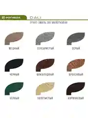 Грунт-эмаль по ржавчине Dali 3 в 1, молотковая, 10 л, черная