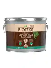 Краска для деревянных фасадов Bioteks, полуглянцевая, база D, бесцветная, 9 л