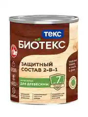 Защитный лессирующий состав для дерева Биотекс (Bioteks) 2-в-1, 9 л, вишня