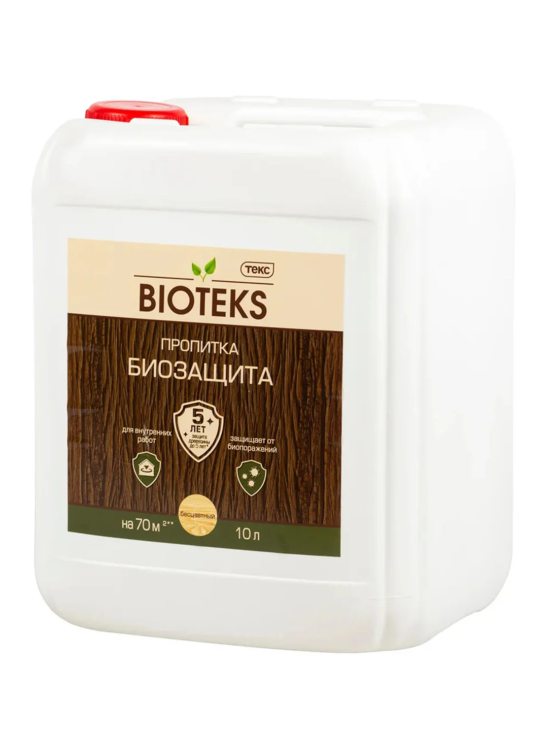Пропитка для дерева Bioteks Биозащита, 10 л