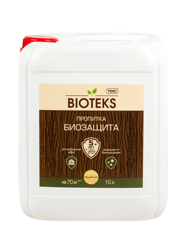 Пропитка для дерева Bioteks Биозащита, 10 л