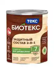 Защитный лессирующий состав для дерева Биотекс (Bioteks) 2-в-1, 0,8 л, беленый дуб