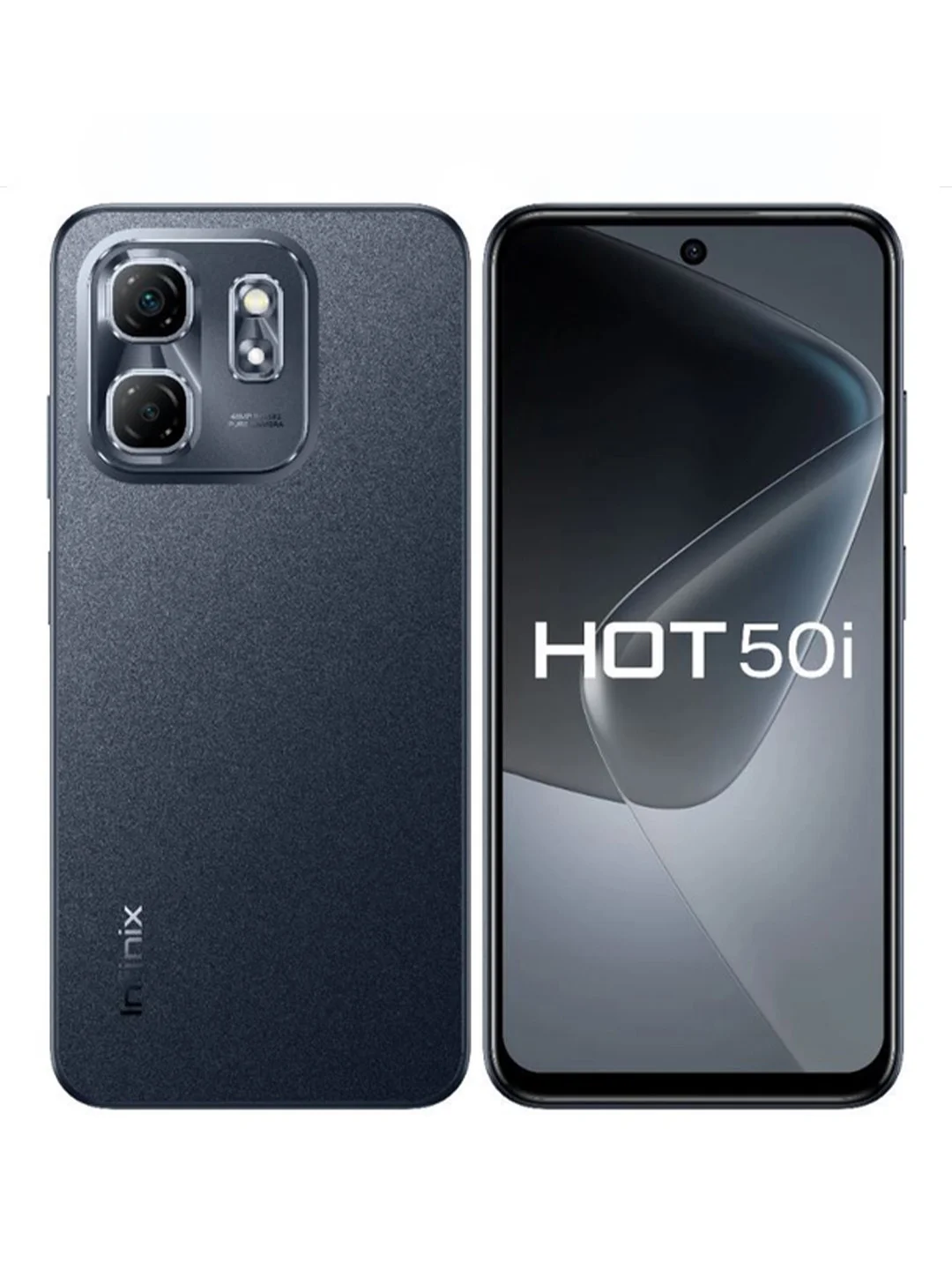 Черный смартфон Infinix HOT 50i 6+128GB