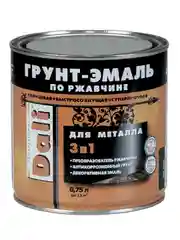 Грунт-эмаль по ржавчине Dali 3 в 1, глянцевая, 0,75 л, RAL 5002, ультрамарин