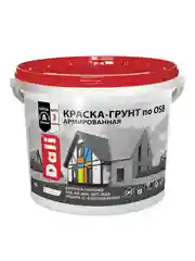 Краска-грунт по OSB Dali, армированная, матовая, база A, белая, 6 кг