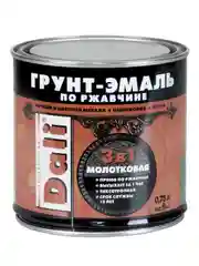 Грунт-эмаль по ржавчине Dali 3 в 1, молотковая, 0,75 л, шоколадная