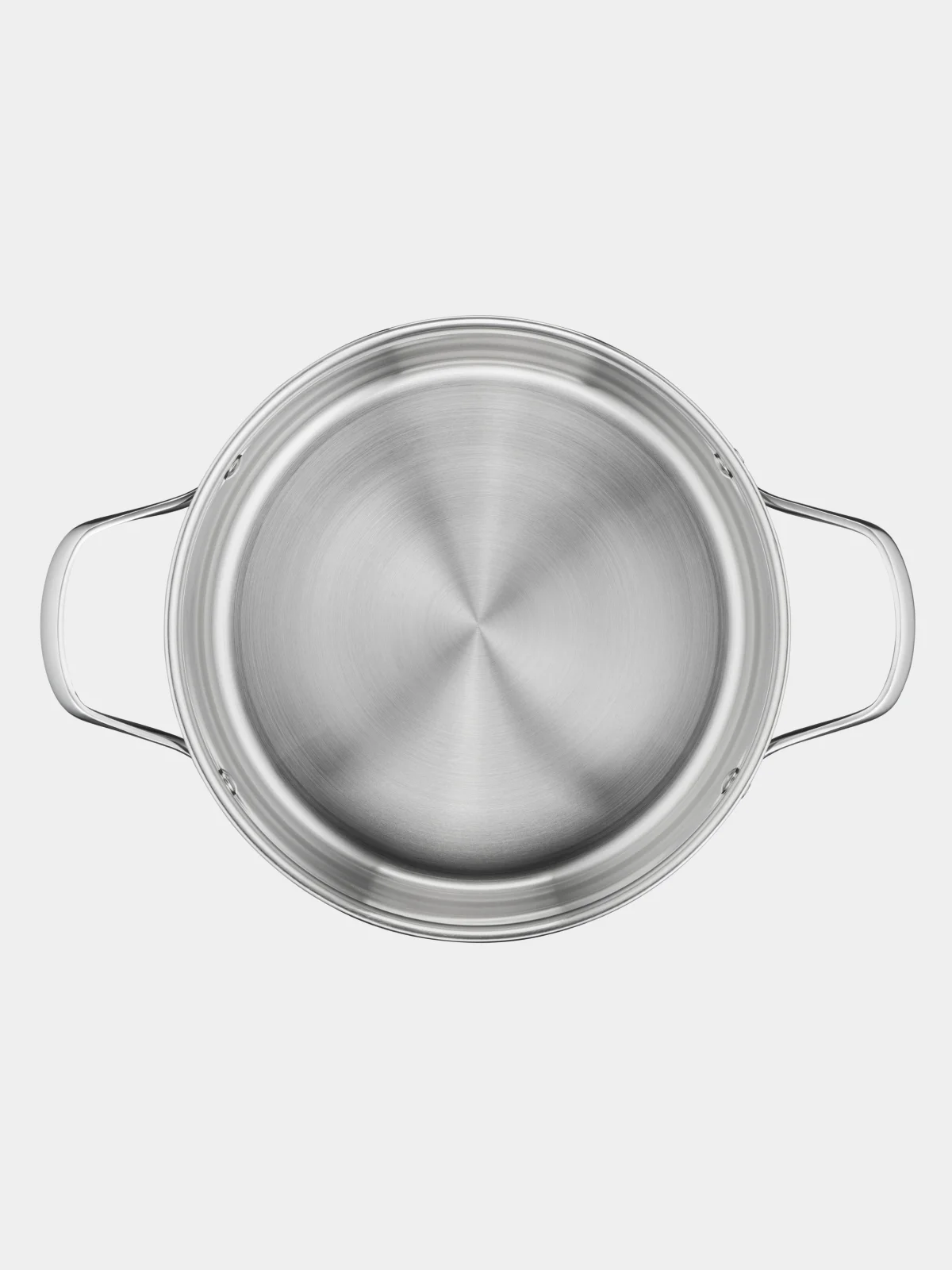 Серебряный кастрюля 5.4 л Tefal Cook Eat B9214674 с крышкой 24 см
