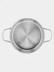 Серебряный кастрюля 5.4 л Tefal Cook Eat B9214674 с крышкой 24 см