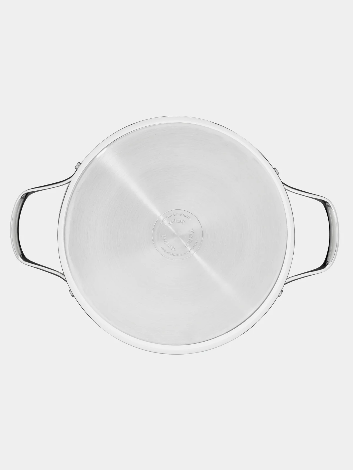 Серебряный кастрюля 5.4 л Tefal Cook Eat B9214674 с крышкой 24 см