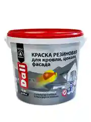 Краска резиновая Dali, глубокоматовая, 6 кг, зеленая