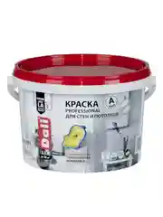 Краска для стен и потолков Dali Professional, акриловая, глубокоматовая, супербелая, 2,5 л