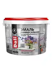 Эмаль универсальная Dali, акриловая, полуматовая, 2,2 кг, серая