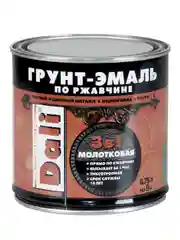 Грунт-эмаль по ржавчине Dali 3 в 1, молотковая, 0,75 л, коричневая