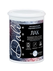 Лак лессирующий перламутровый Dali-Decor, 1 кг, бесцветный