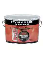 Грунт-эмаль по ржавчине Dali 3 в 1, молотковая, 10 л, серая
