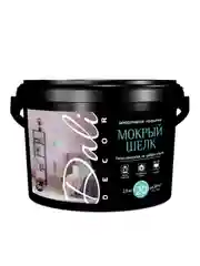 Штукатурка декоративная Dali-Decor Мокрый шелк, акриловая, перламутровая, белая, 2,5 кг