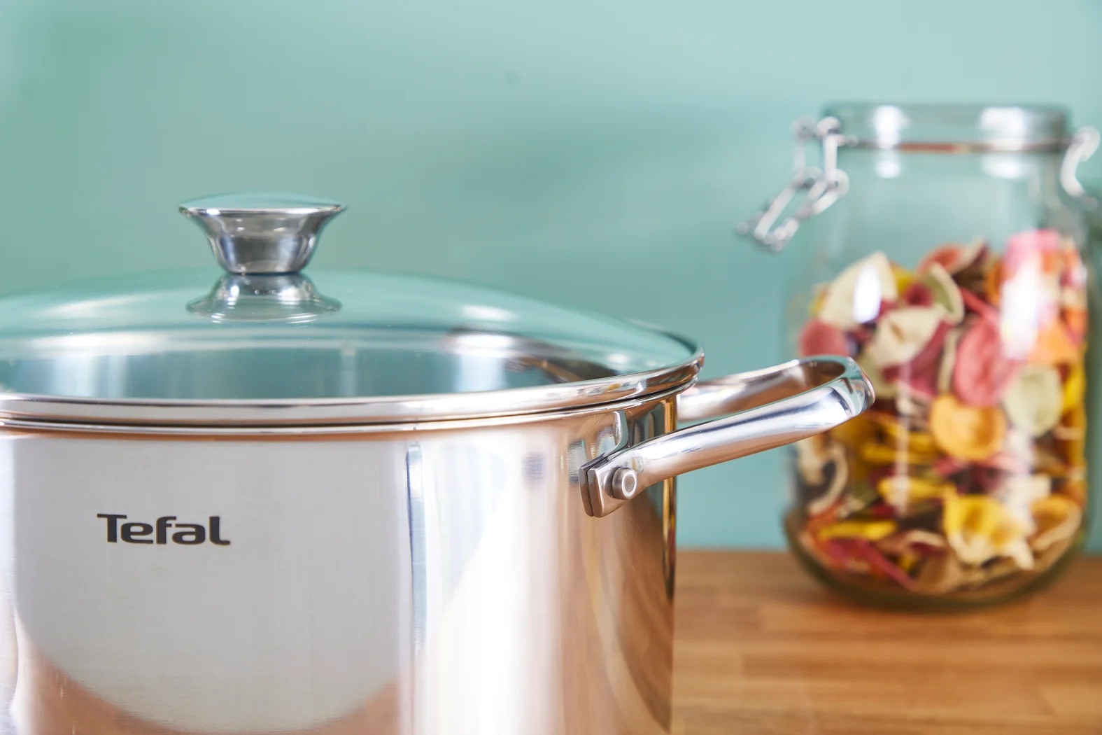 Серебряный набор посуды с крышкой Tefal Cook Eat B922S434 28/20/16 см
