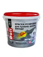 Краска резиновая Dali, глубокоматовая, 6 кг, серая