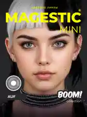 Цветные контактные линзы MAGESTIC Mini, 1 пара