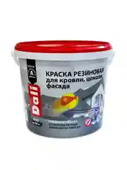 Краска резиновая Dali, глубокоматовая, база C, бесцветная, 6 кг