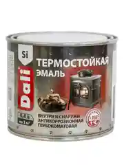 Эмаль термостойкая Dali, матовая, серебро, 0,4 л