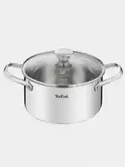 Серебряный набор посуды с крышкой Tefal Cook Eat B922S434 28/20/16 см