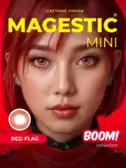 Красный цветные контактные линзы MAGESTIC Mini, 1 пара